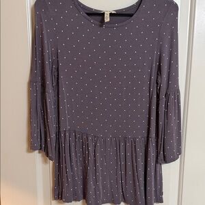 Matilda Jane Lavender Polka Dot Blouse
